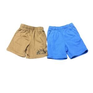 Garanimals Toddler Boys‎ Shorts 3T Bundle Brown Blue Pockets Cotton Blend